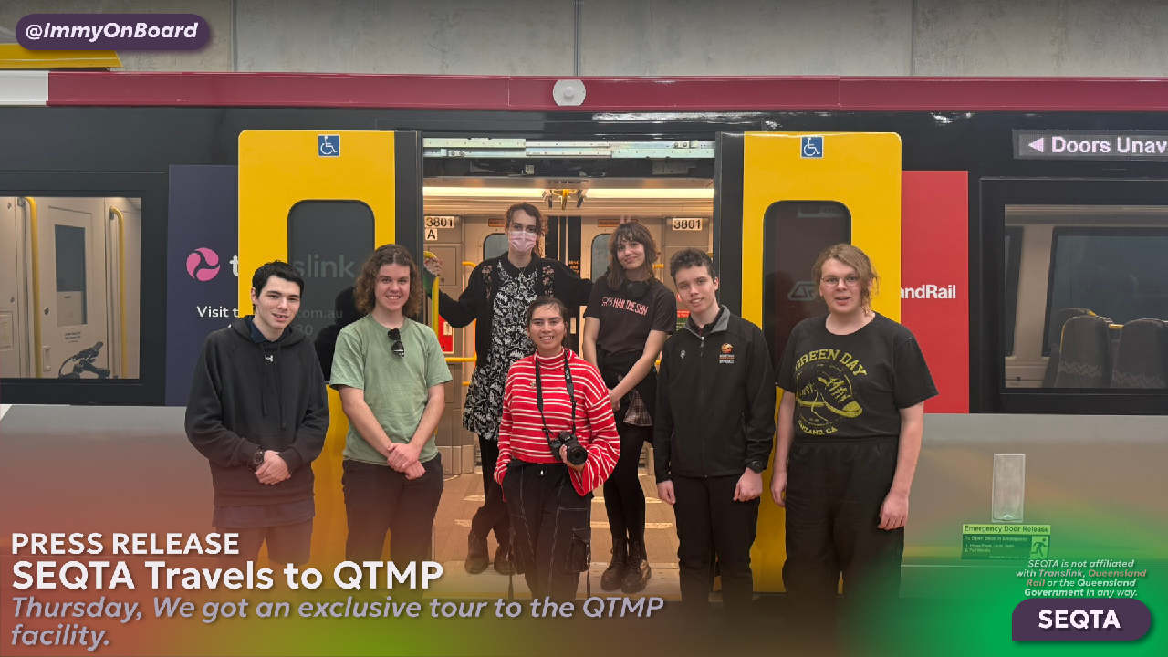 SEQTA at the QTMP Train Mockup